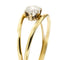 54 Bague solitaire en or jaune et diamant 0,42 ct 58 Facettes 25246