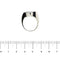 56 Mabina - Bague en or blanc avec aigue-marine et diamants 58 Facettes 27711