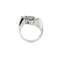 56 Mabina - Bague en or blanc avec aigue-marine et diamants 58 Facettes 27711