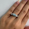 56 Mabina - Bague en or blanc avec aigue-marine et diamants 58 Facettes 27711