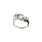 56 Mabina - Bague en or blanc avec aigue-marine et diamants 58 Facettes 27711