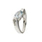 56 Mabina - Bague en or blanc avec aigue-marine et diamants 58 Facettes 27711