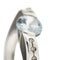 56 Mabina - Bague en or blanc avec aigue-marine et diamants 58 Facettes 27711