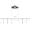 64 Bague fleur en or blanc avec saphirs et diamants 58 Facettes 30306