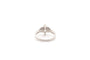 Bague 53 Bague navette en platine avec diamant et diamants baguettes 58 Facettes 24035 / 24036