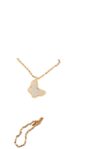 Van Cleef & Arpels Sweet Alhambra - Collier en or jaune et nacre 58 Facettes jnci172