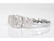 53 Bague trois sertis en or 18 carats et diamants 58 Facettes 1006