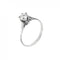 Bague Bague solitaire - diamant taille brillant 0,78 ct en or blanc 18 ct 58 Facettes 19161