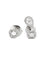 Messika My Twin - Boucles d'oreilles asymétriques en or blanc et diamants 58 Facettes 91011