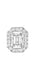 Messika My Twin - Boucles d'oreilles asymétriques en or blanc et diamants 58 Facettes 91011