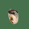 57 Pomellato Pin Up - Bague en or rose, quartz fumé et diamants 58 Facettes FB11893