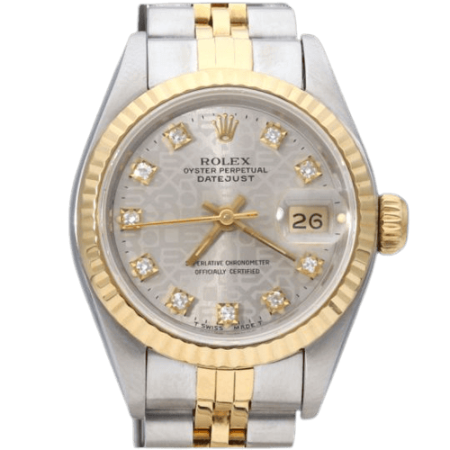 Rolex Lady-Datejust - Montre en or jaune et acier 58 Facettes MT47984