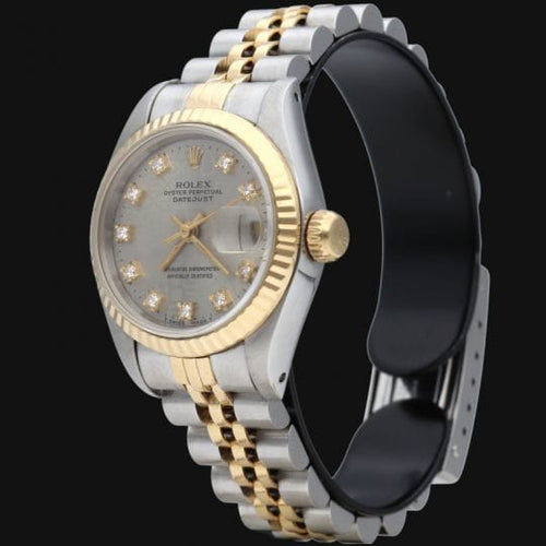 Rolex Lady-Datejust - Montre en or jaune et acier 58 Facettes MT47984