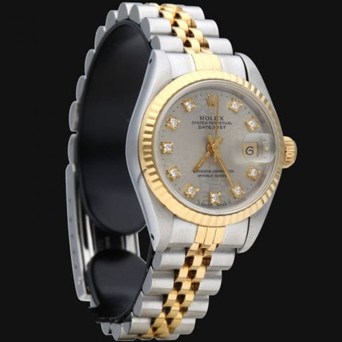 Rolex Lady-Datejust - Montre en or jaune et acier 58 Facettes MT47984