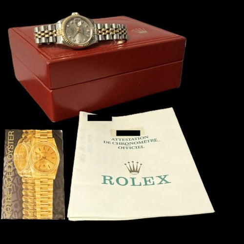 Rolex Lady-Datejust - Montre en or jaune et acier 58 Facettes MT47984