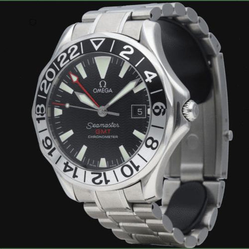 Omega Seamaster - Montre Diver 300M GMT 50e anniversaire en acier 58 Facettes MT47740