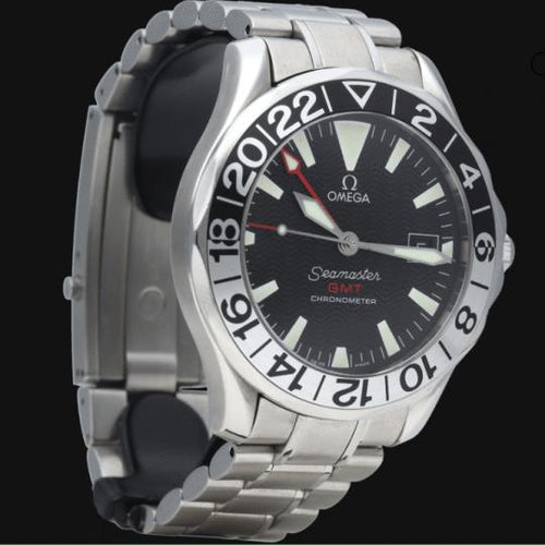 Omega Seamaster - Montre Diver 300M GMT 50e anniversaire en acier 58 Facettes MT47740