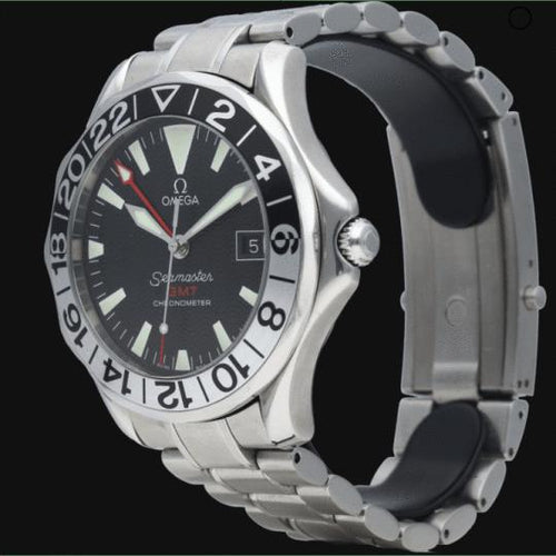 Omega Seamaster - Montre Diver 300M GMT 50e anniversaire en acier 58 Facettes MT47740