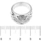 Bague 53 Bague jonc en or blanc 18 carats avec diamants 58 Facettes 6738