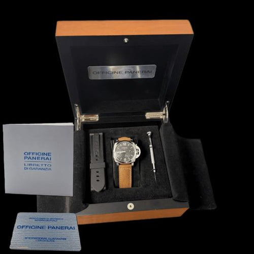 Panerai Luminor - Montre Power Reserve en acier 58 Facettes MT47728