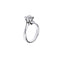 Bague 57 Bague solitaire - Diamant 1,20 ct en or blanc 18 ct 58 Facettes 12503