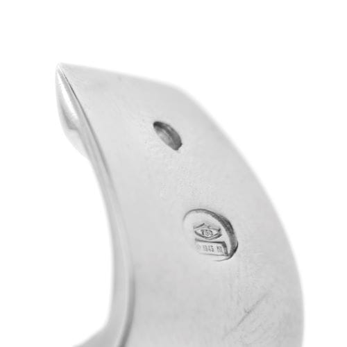 Boucles d'oreilles Boucles d’oreilles à lobe en or blanc 18 ct avec diamants 58 Facettes 13036