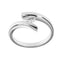 Bague Bague contrarié solitaire avec diamant 0,25 ct en or blanc 750 58 Facettes 13424