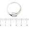 Bague Bague contrarié solitaire avec diamant 0,25 ct en or blanc 750 58 Facettes 13424