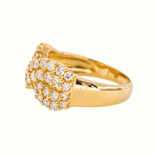 53 Bague en or jaune et diamants 58 Facettes 5707094CN