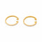 Créoles - Boucles d'oreilles en or jaune et diamants 58 Facettes 5713660CN