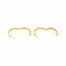 Créoles - Boucles d'oreilles en or jaune et diamants 58 Facettes 5713660CN