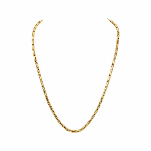Collier maille Grain de riz en or jaune 58 Facettes 5714256CN