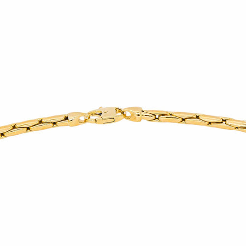 Collier maille Grain de riz en or jaune 58 Facettes 5714256CN