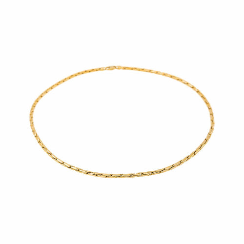 Collier maille Grain de riz en or jaune 58 Facettes 5714256CN