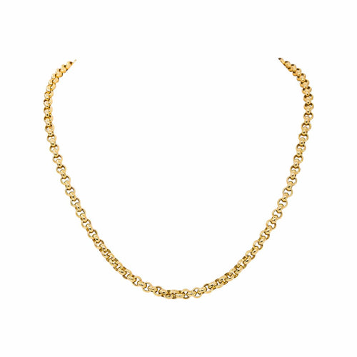 Collier maille jaseron en or jaune 58 Facettes 5718552CN
