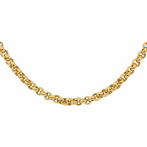 Collier maille jaseron en or jaune 58 Facettes 5718552CN