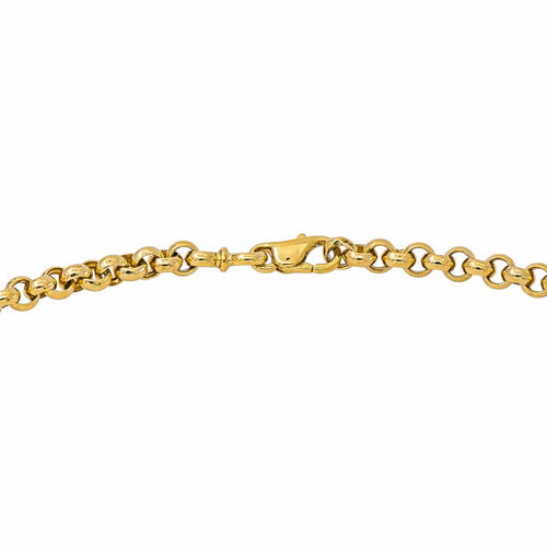 Collier maille jaseron en or jaune 58 Facettes 5718552CN