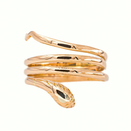 49 Bague serpent en or rose et or jaune 58 Facettes 5729132CN