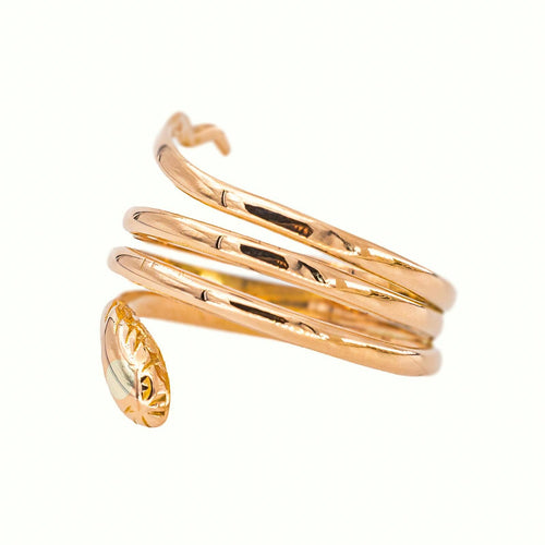 49 Bague serpent en or rose et or jaune 58 Facettes 5729132CN