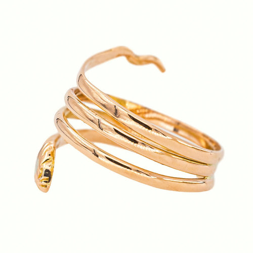 49 Bague serpent en or rose et or jaune 58 Facettes 5729132CN