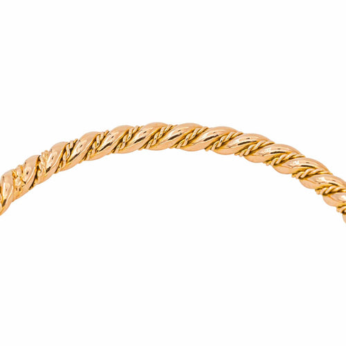 Bracelet jonc en or rose 58 Facettes 5729149CN