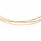 Collier maille tressée en or jaune, rose et blanc 58 Facettes 5729958CN