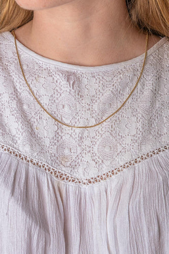 Collier maille forçat en or jaune 58 Facettes 5730159CN