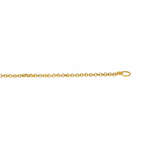 Collier maille forçat en or jaune 58 Facettes 5730159CN
