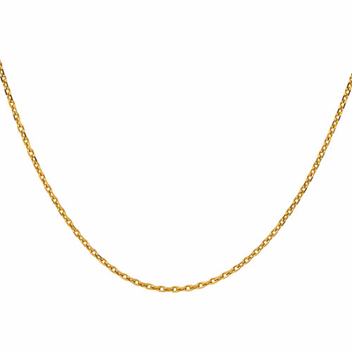 Collier maille forçat en or jaune 58 Facettes 5741786CN