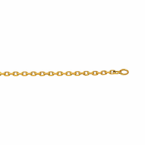Collier maille forçat en or jaune 58 Facettes 5741786CN