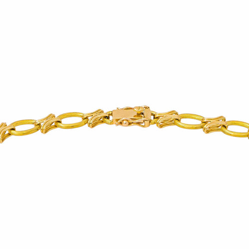 Collier maille ovale en or jaune 58 Facettes 5742095CN
