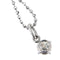Collier Collier point de lumière en or blanc 18 ct avec diamant 0,59 ct 58 Facettes 15502