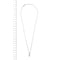 Collier Collier point de lumière en or blanc 18 ct avec diamant 0,59 ct 58 Facettes 15502