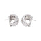 Boucles d'oreilles en or blanc et diamants 58 Facettes 5742135CN